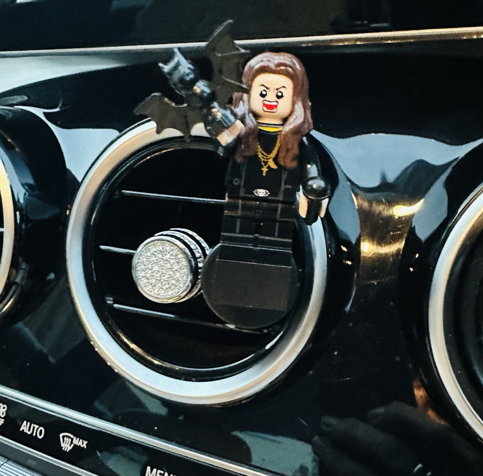 Rock Music Ozzy Osbourne Minifigure Bat Black Mini Figure Heavy Rock Band