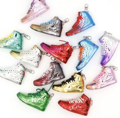 3d nike Sneaker trainer key ring Jordans metallic Mini sports shoe Gift Box High