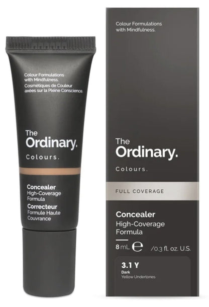 2 x The Ordinary Concealer 8ml Full Coverage SHADE 3.1Y DARK Foundation Contour