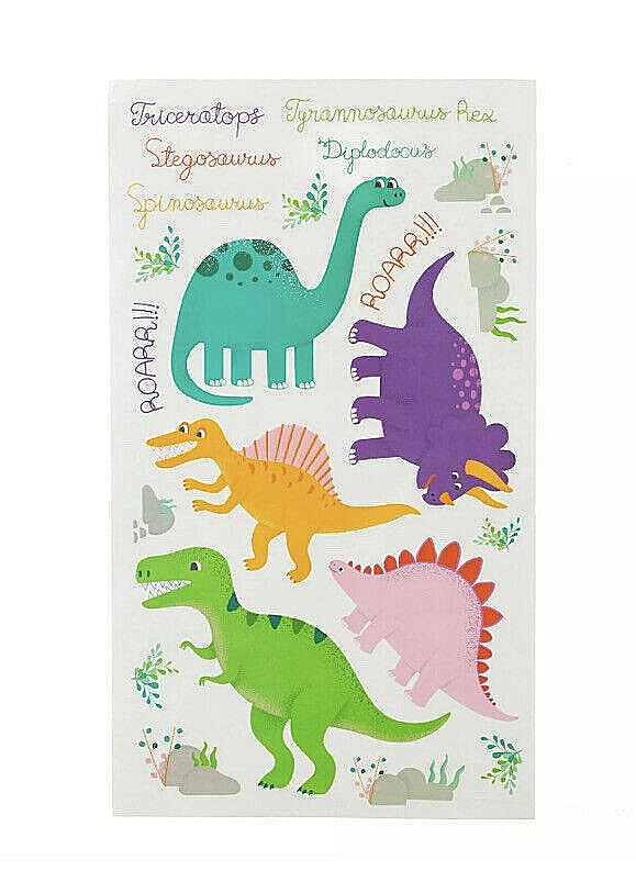 Dinosaurs Large Stickers Wall Kids nursery vinyl decals decoration transfers