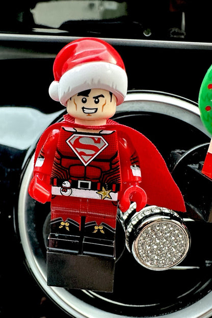 Christmas Batman Car Air Vent Freshener Mini Figure Clip Scent Handmade Gift