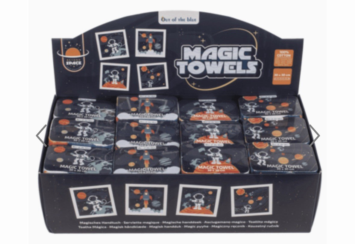 Space Rocket Magic Flannel Man Face Towel cloth Kids Bath Wash bath travel