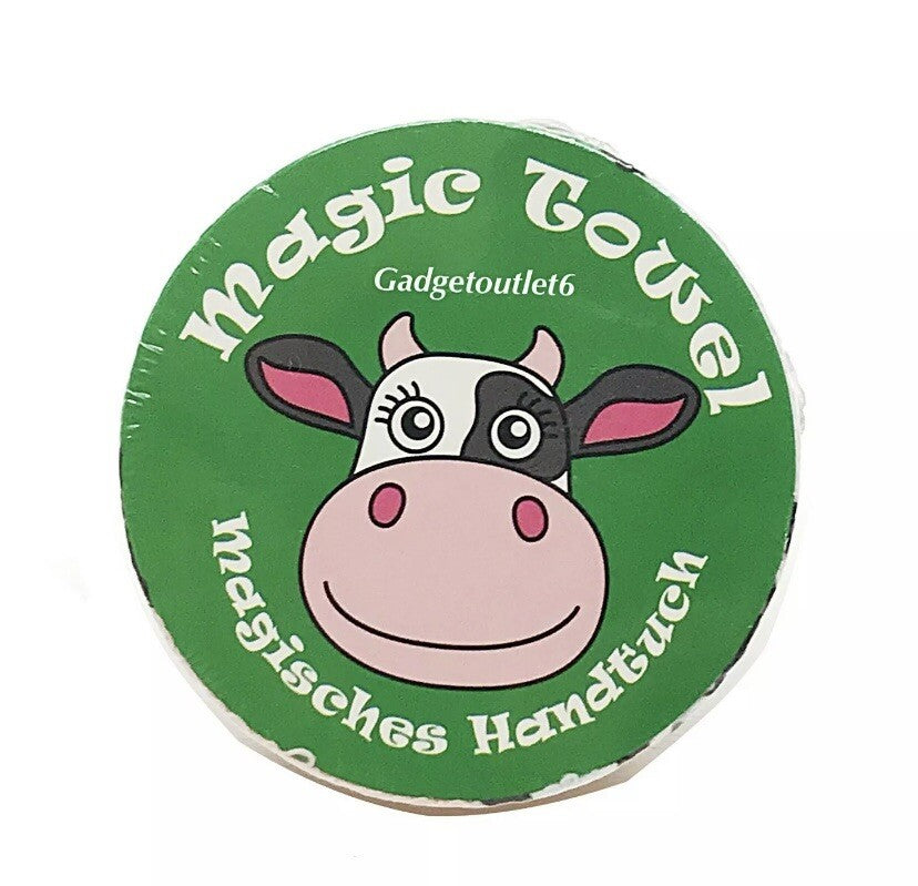 CHRISTMAS KIDS FARM ANIMALS MAGIC FLANNEL TOWEL FACE CLOTH BATH PIG SHEEP COW