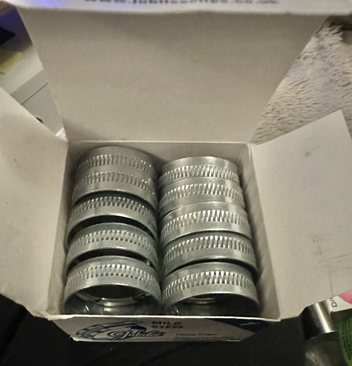 Size 1 Genuine Jubilee Clips Stainless Mild Steel Marine Clip 25mm-35mm X 10