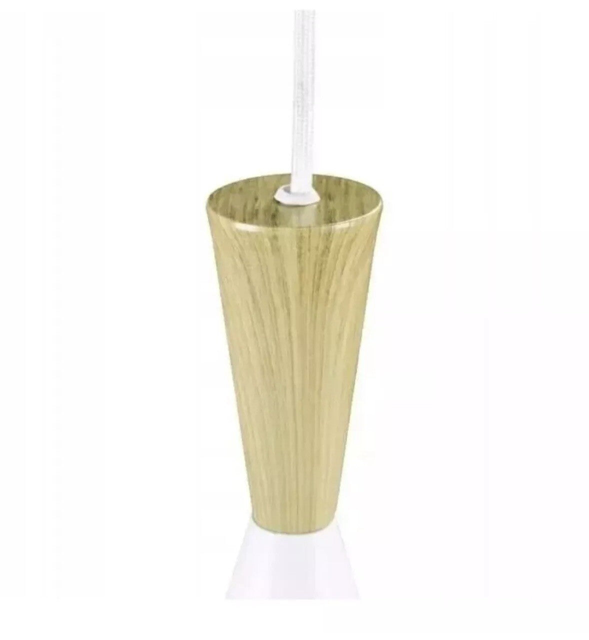 B & Q Pendant Ceiling Light Shade Matt White Wood Arraqis Modern Lamp Good Home