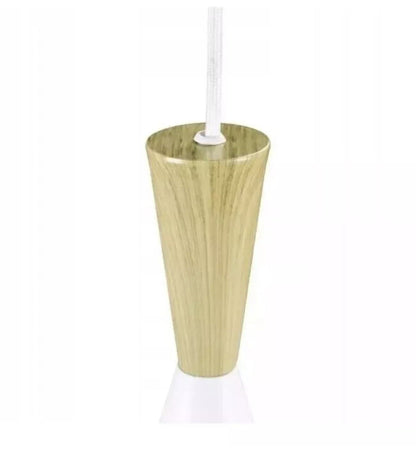 B & Q Pendant Ceiling Light Shade Matt White Wood Arraqis Modern Lamp Good Home