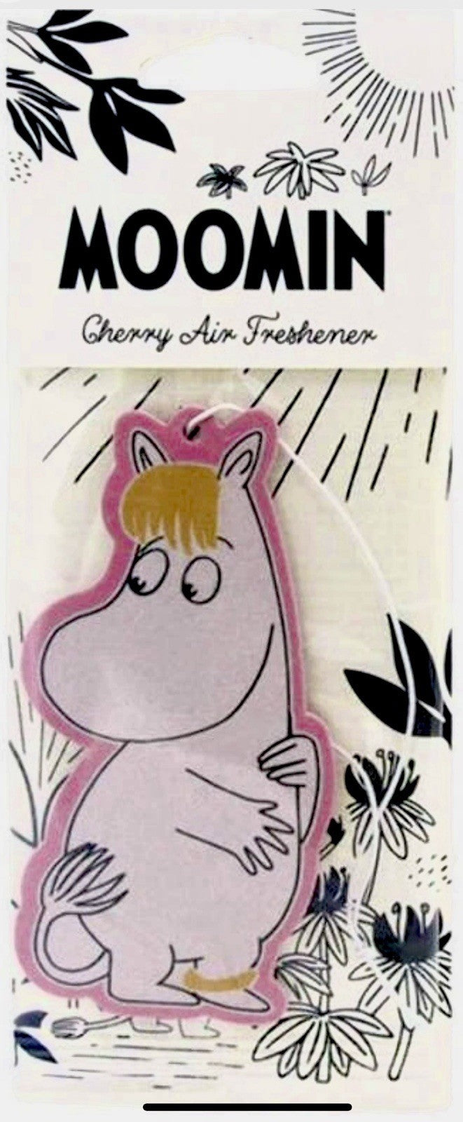 Moomin Hanging Car Air Freshener Wardrobe Cherry Scented Cartoon Secret Santa
