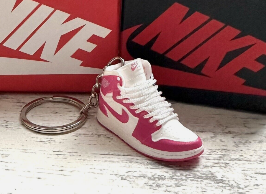 Nike trainer Sneaker keyring 3D Jordan Mini keychain sports shoe Car Key No Box.
