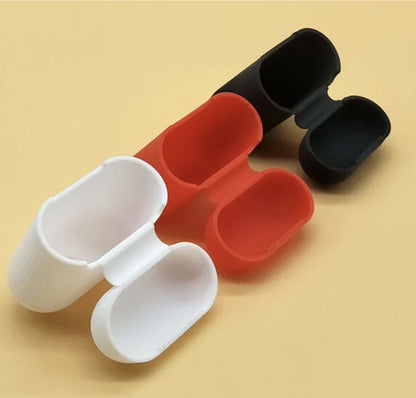 Airpods 1 & 2 Silicone Skin Case RED TPU Shockproof