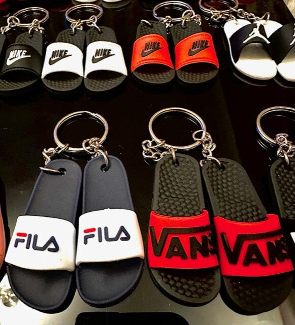 Nike Sliders flipflop Keyring Summer Adidas Air Jordans Fila Vans gift Shoe box