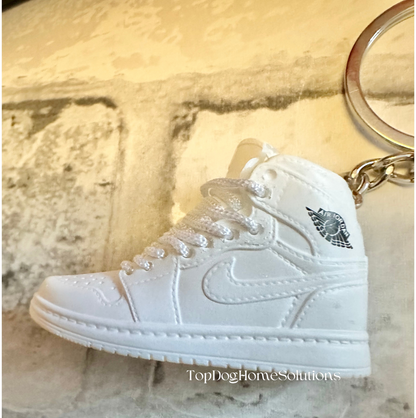 Nike trainer Sneaker keyring 3D Jordan Mini keychain sports shoe Car Key No Box.
