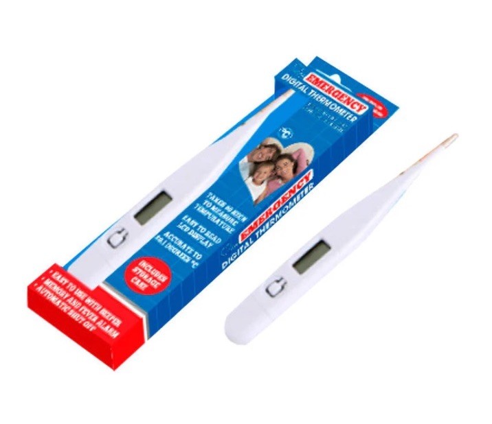 Digital Thermometer Medical LCD Temperature Alarm Baby Adult Oral Ear Arm Fever