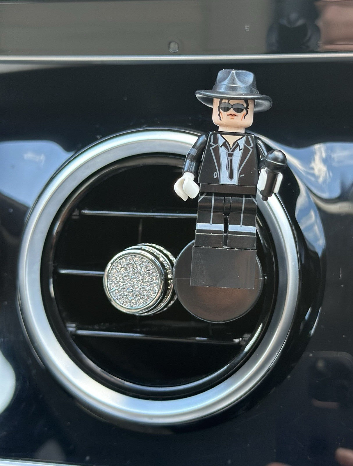 Michael Jackson Car Air Freshener Smooth Criminal Figure Mini Clip Vent Scent