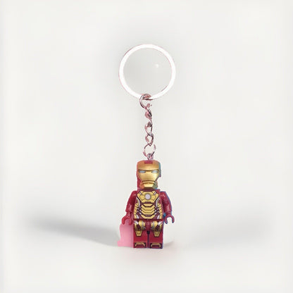 Marvel Iron Man Wolverine 3D Keyring Bag Charm Car Chain Key Gift