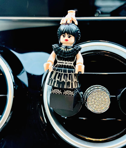 Wednesday Car Air Freshener Figure Halloween Mini Clip Vent Scent