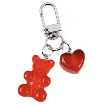 Valentine’s Gummy Bear Key Ring Car Keys Chain Keyring Bear Girlfriend Gift