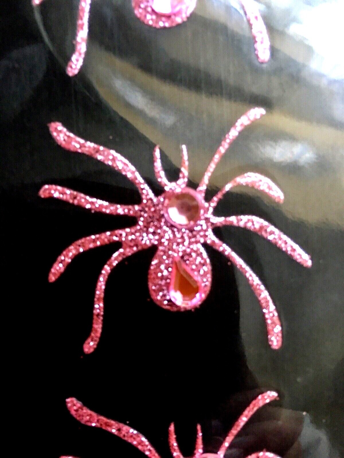 15 spider Halloween Temporary Tattoo Body Art glitter sparkly Decoration girly
