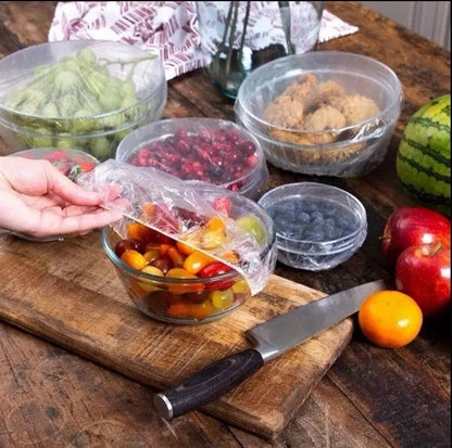 Elastic Food Bags Storage Fresh Keeping Bowl Covers Party Plates Buffet Picnic