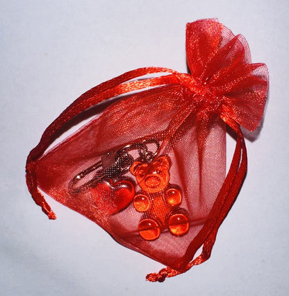 Valentine’s Gummy Bear Key Ring Car Keys Chain Keyring Bear Girlfriend Gift