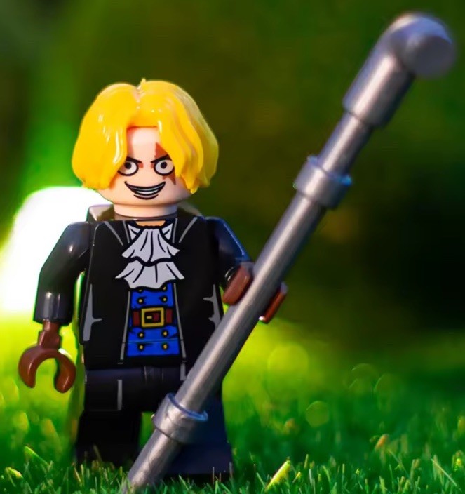 One Piece Luffy Ace Nami Sanji Broke Robin Franky 15 Pcs Minifigures Toy Brick