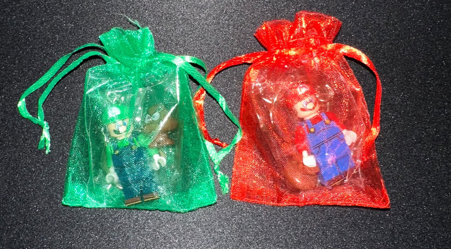 Super Mario Luigi Keyring Gaming Gamer DS Mario kart All stars