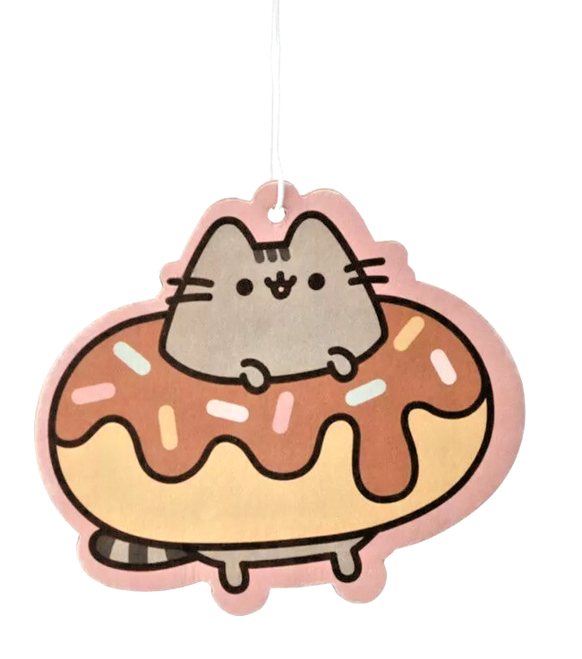 Pusheen Cat Air Freshener Donut Hanging Car Home  Gift chocolate Secret Santa
