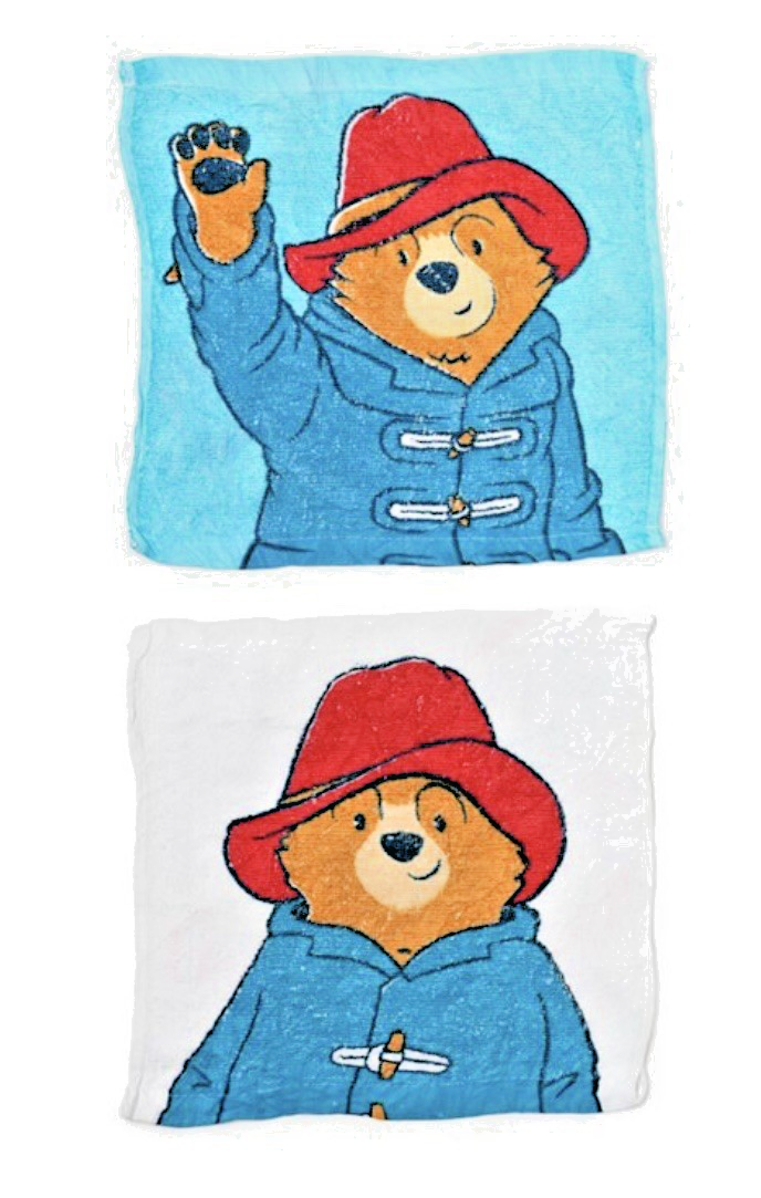 Kids Paddington Bear magic flannel expanding face towel bath wash Christmas Gift