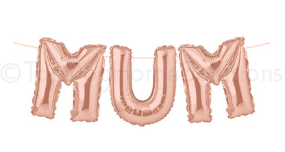 Mother's Day Foil Balloon Self Inflating Banner Party Decoration Balloons Mum