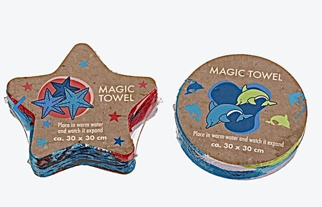 ANIMALS  MAGIC FLANNEL TOWEL FACE CLOTH BATH TRAVEL CAMPING KIDS FUN COTTON GIFT