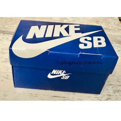 Nike Mini Trainer Sneaker Shoe Box Gift Sport Football Red White Blue Pink Green