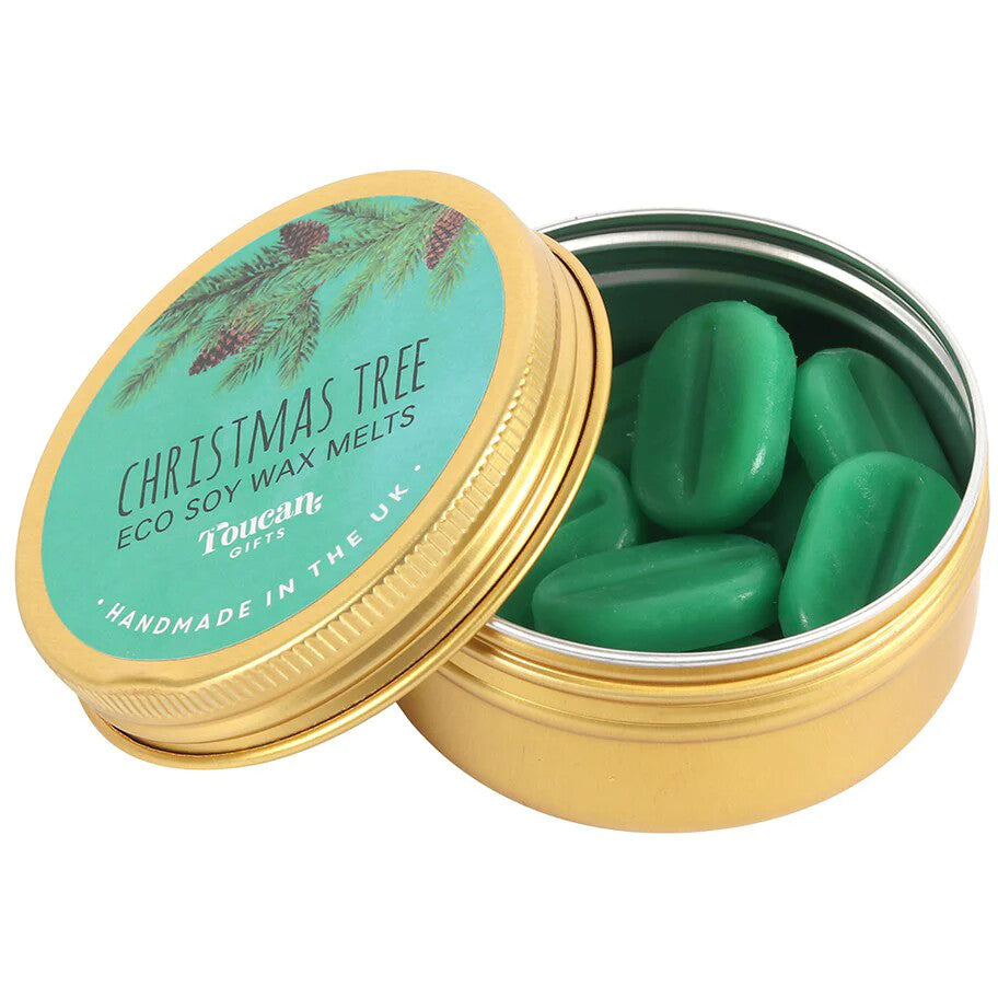 Christmas soya Wax Melts Tin candle Mini Fragrance chocolate Mince spice Trees