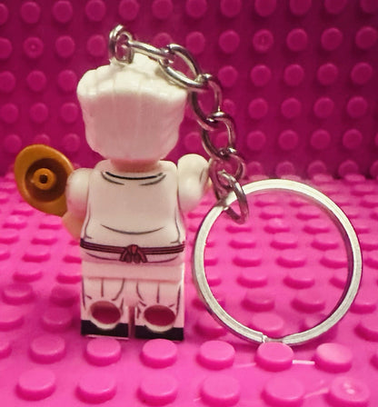 KFC MINI FIGURE KEYRING BAG CHARM PENDANT CHICKEN COLONEL GIFT FOODIE FAST FOOD