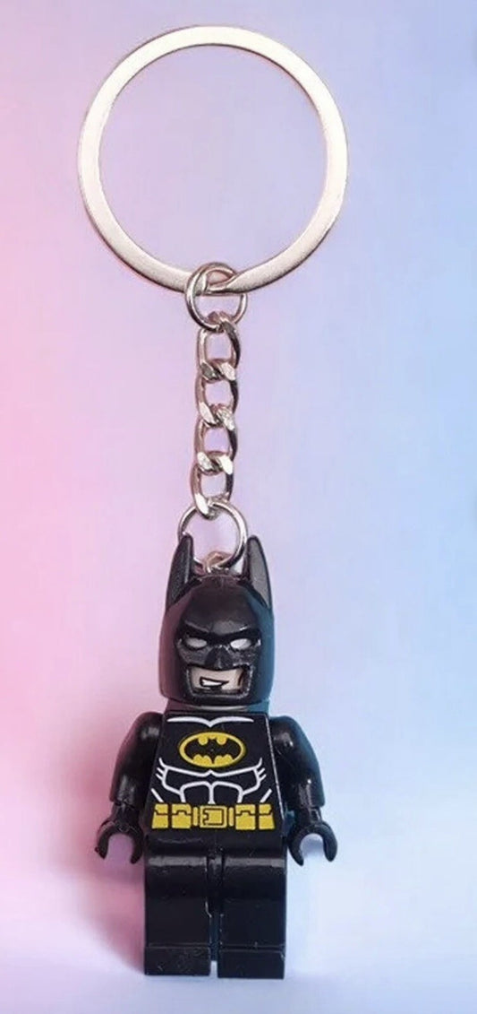 Batman Black Keyring 3D DC Bag Charm Car Chain Key Gift Pendant