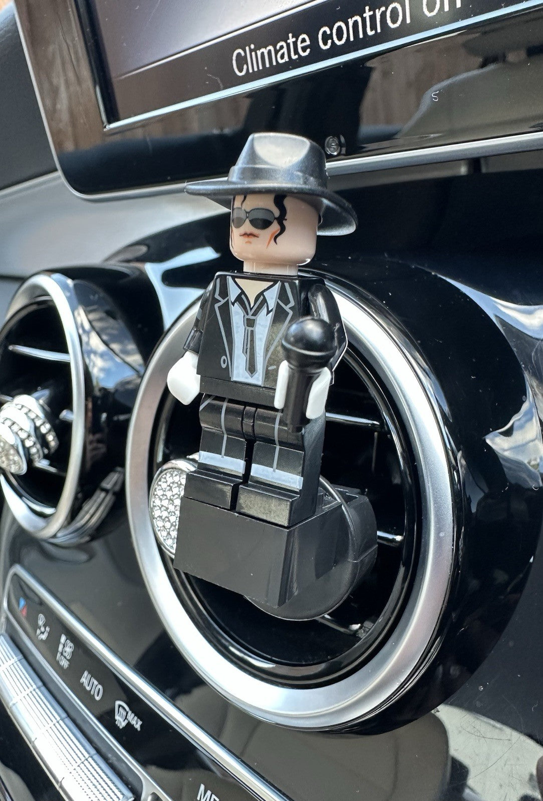 Michael Jackson Car Air Freshener Smooth Criminal Figure Mini Clip Vent Scent