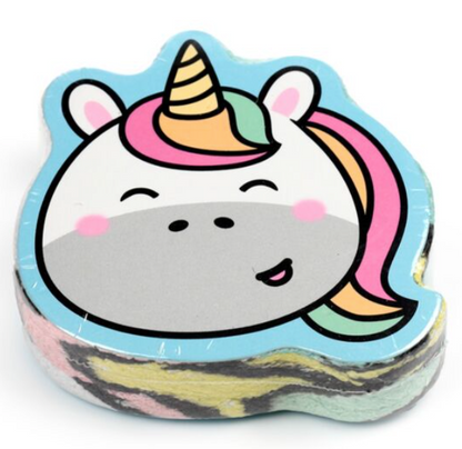 Unicorn Magic flannel cloth Kids wash bath expanding shower travel towel Pink