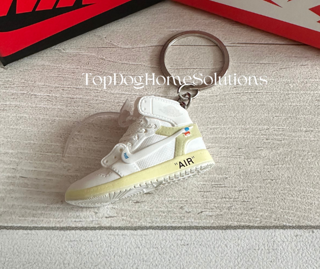 Nike trainer Sneaker keyring 3D Jordan Mini keychain sports shoe Car Key No Box.