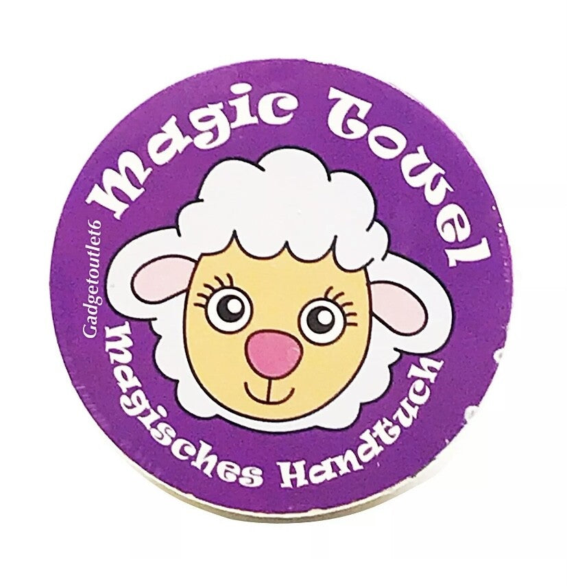 CHRISTMAS KIDS FARM ANIMALS MAGIC FLANNEL TOWEL FACE CLOTH BATH PIG SHEEP COW