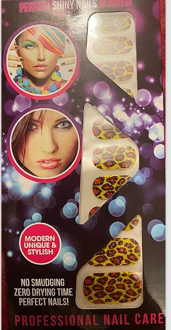 20 x Stick on Nails Foils art decal transfer pink flowers butterfly rose animal