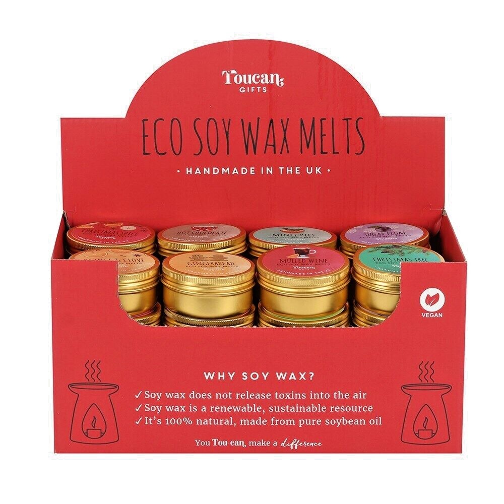 Christmas soya Wax Melts Tin candle Mini Fragrance chocolate Mince spice Trees