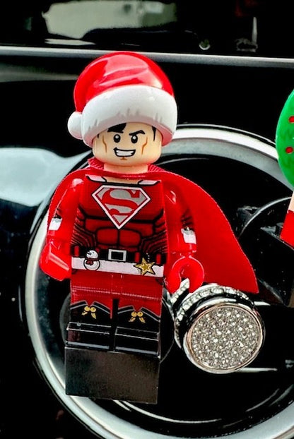 Christmas Batman Car Air Vent Freshener Mini Figure Clip Scent Handmade Gift