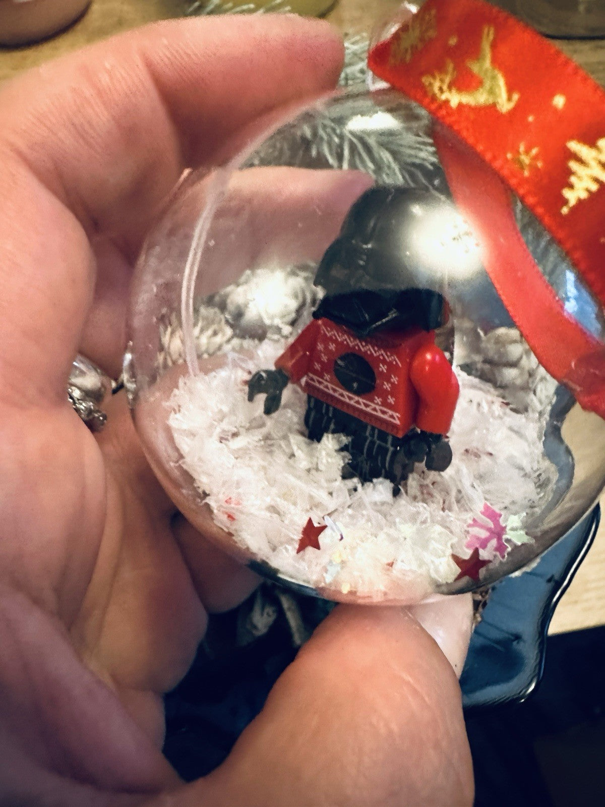 Christmas Star Wars Mini Figure Bauble Hanging Snowflake Tree 3D  Handmade Xmas