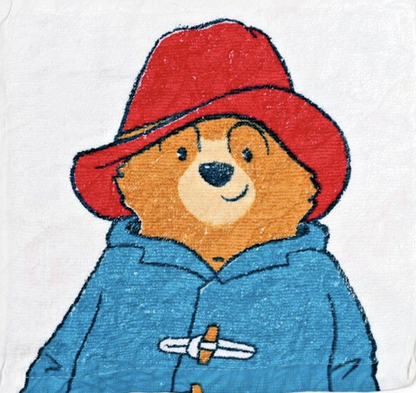 Kids Paddington Bear magic flannel expanding face towel bath wash Christmas Gift
