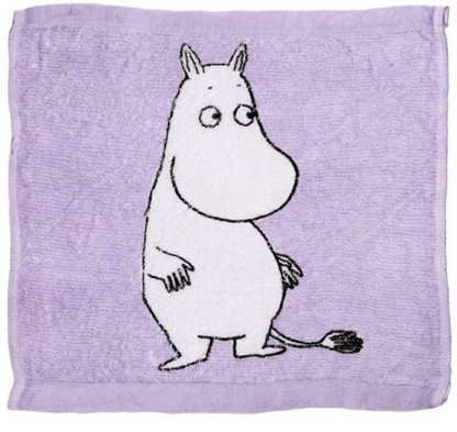 Xmas Moomins Magic flannel cloth Kids wash bath shower travel towel Pink Lilac