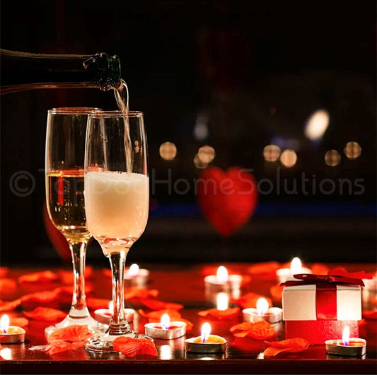 Valentine's Red Rose Petals Table Bed Romantic Decoration 120 Pack Flower 🌹