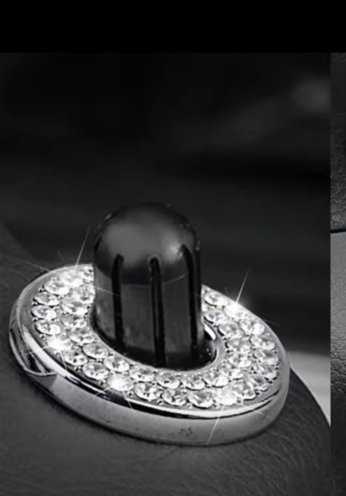 4pcs Crystal Bling Car Door Lock Stickers Mercedes Benz E C Class GLC 2015-2019