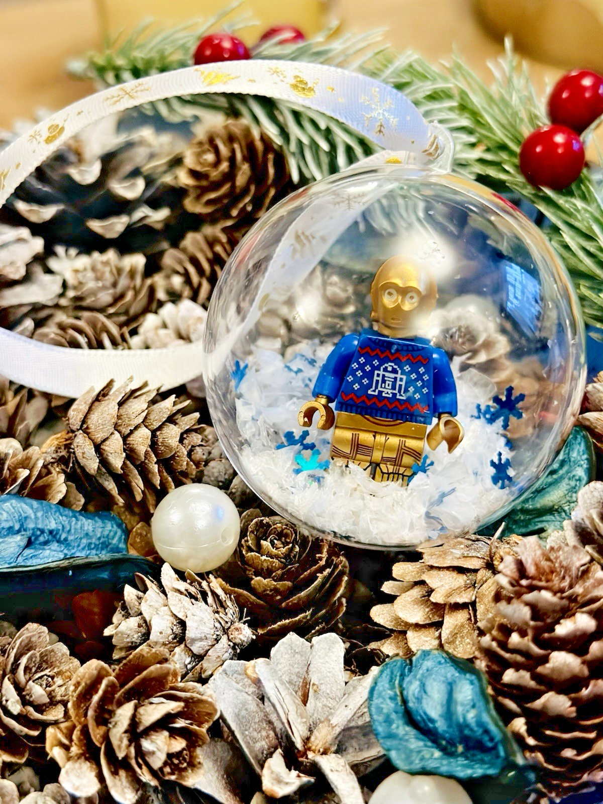 Christmas Star Wars Mini Figure Bauble Hanging Snowflake Tree 3D  Handmade Xmas