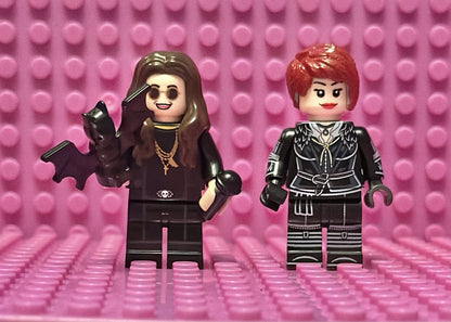 Rock Music Ozzy Sharon Osbourne Minifigure Couple Black Mini Figure Rock Band
