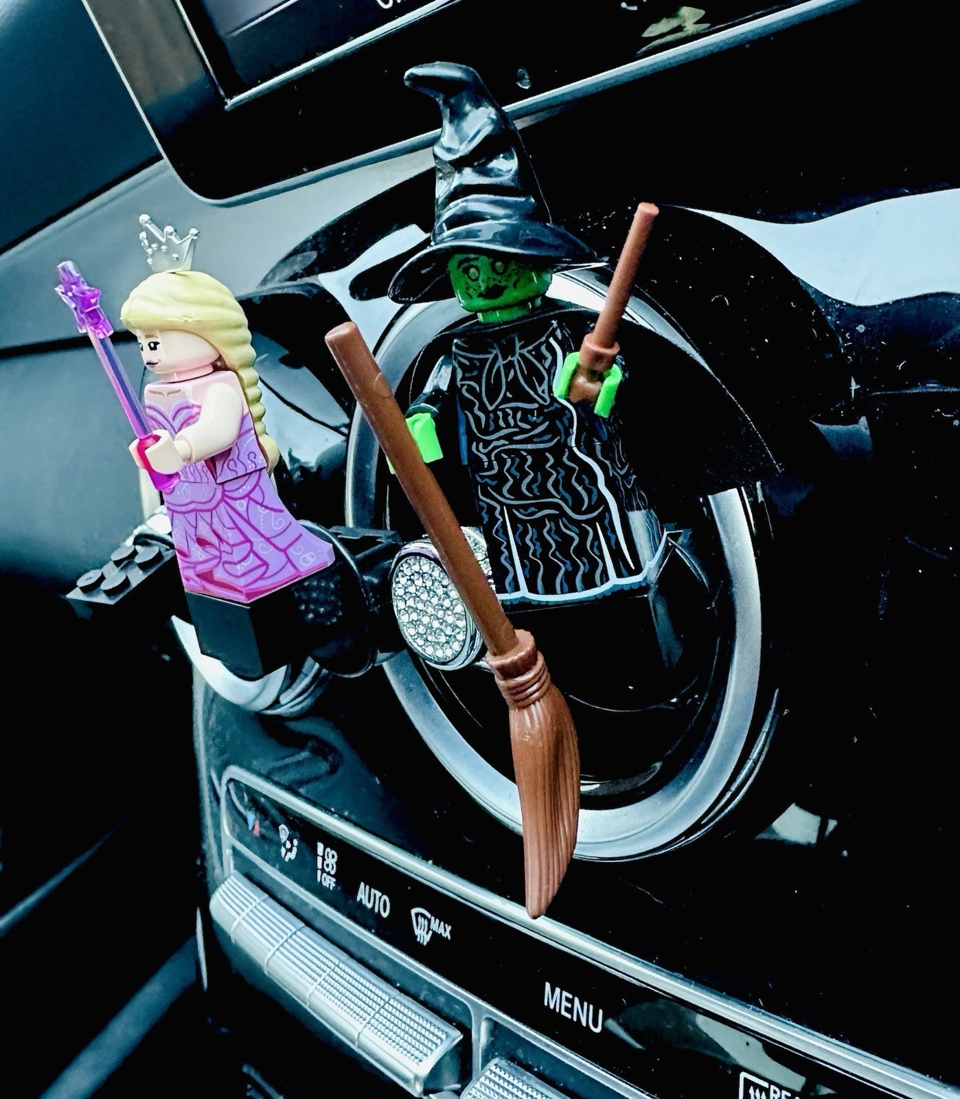 Wicked Witch Princess Air Freshener Mini Figure Car Clip Vent Scent Gift