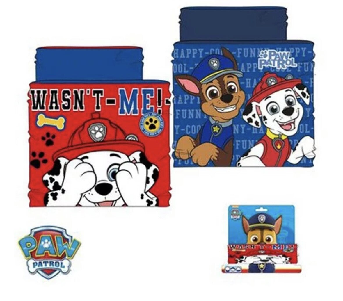 Official PAW Patrol Kids Tube Scarf Snood fleece neck Warmer Winter Gift Xmas