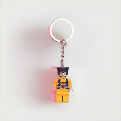 Marvel Iron Man Wolverine 3D Keyring Bag Charm Car Chain Key Gift